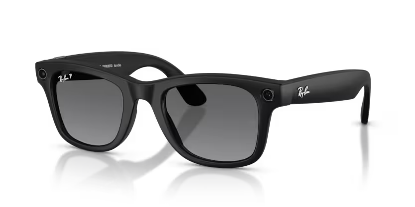 RAY-BAN Meta Wayfarer (Gen 2), 0RW4012, 601ST3, POLAR GRADIENT GRAPHITE MATTE BLACK, 50